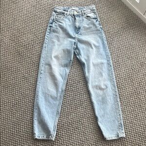 Zara Women's High Rise Light Blue Jeans